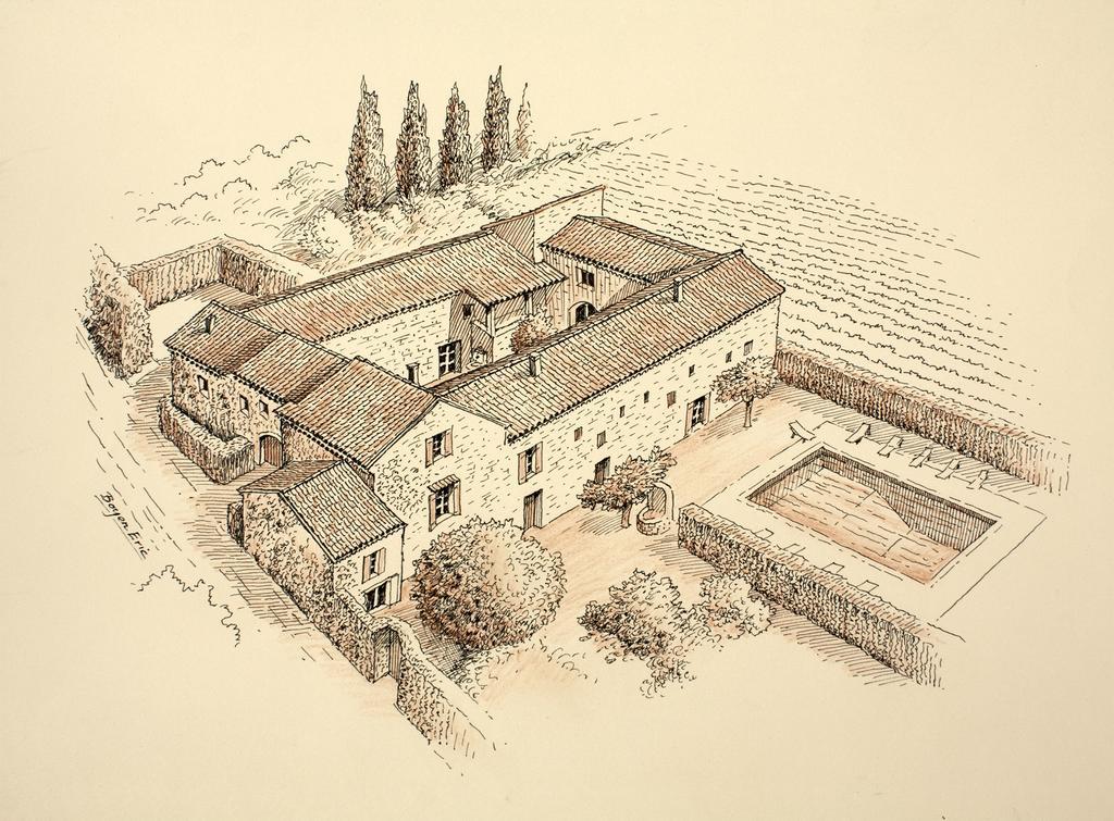 Maison D'Hotes Lou Geneste Bollène Exteriör bild